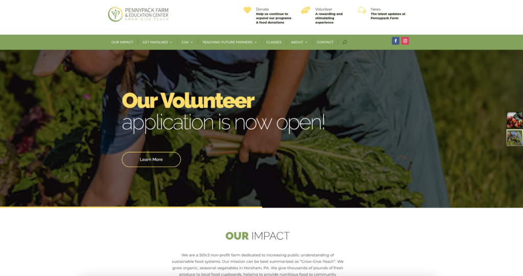 website refresh update my website web designer Philadelphia