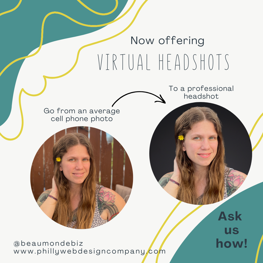 Virtual Headshot services by BeauMonde Originals